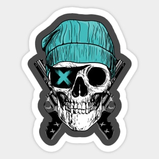 pirate skeleton Sticker